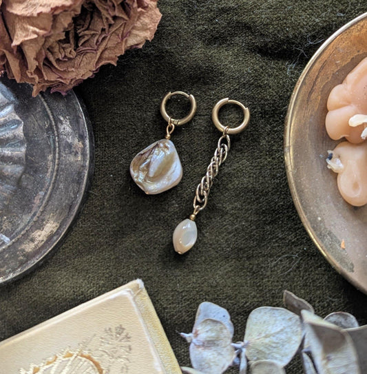 Boucles d'oreilles Nacre