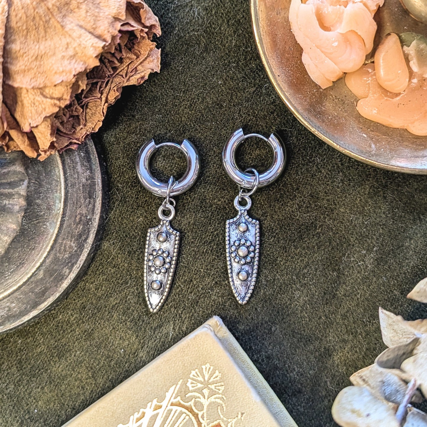 Boucles d'oreilles Chêne