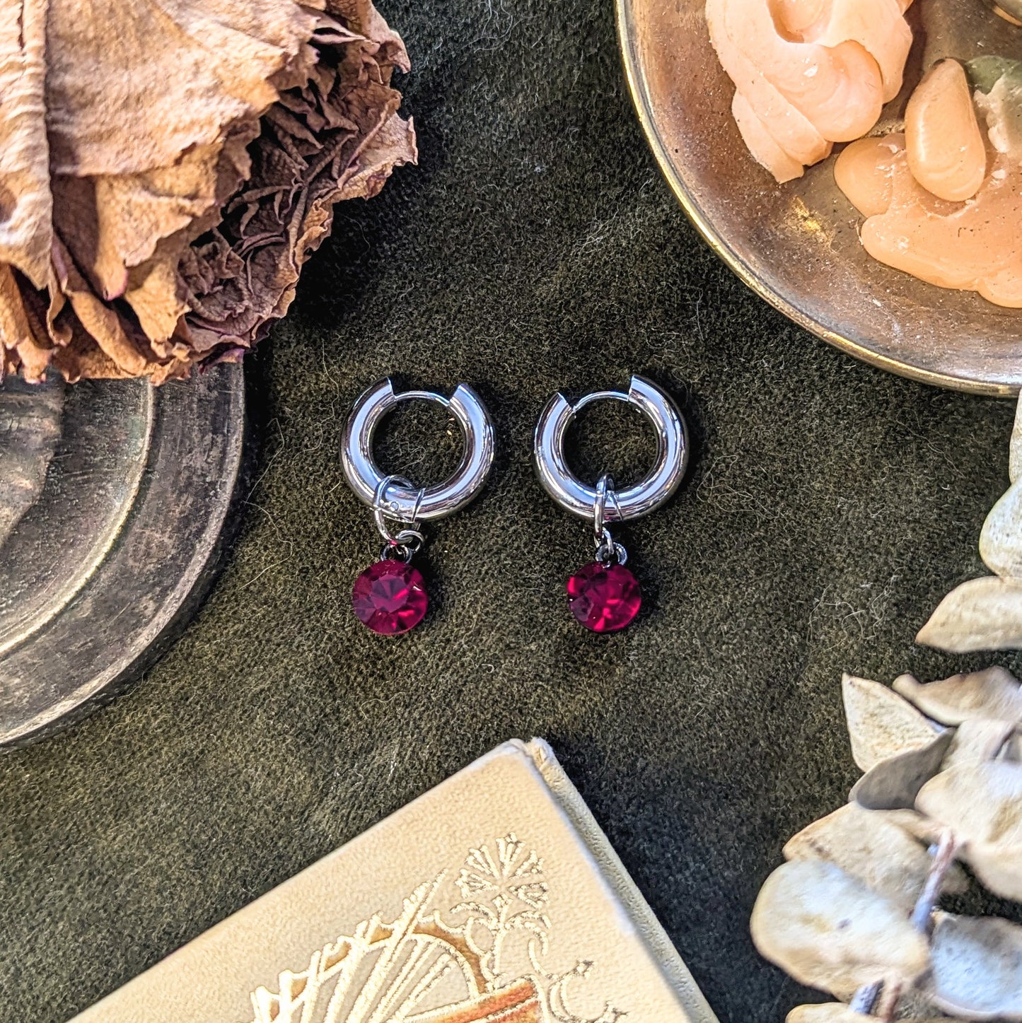 Boucles d'oreilles Écarlate