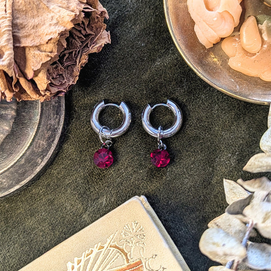Boucles d'oreilles Écarlate