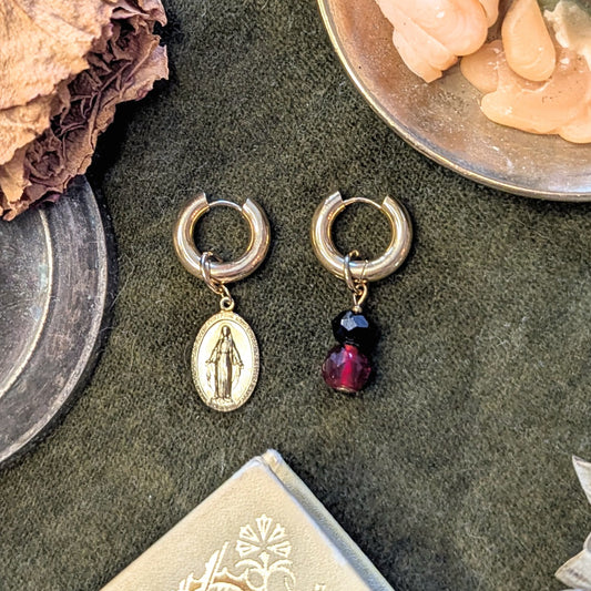 Boucles d'oreilles Prune