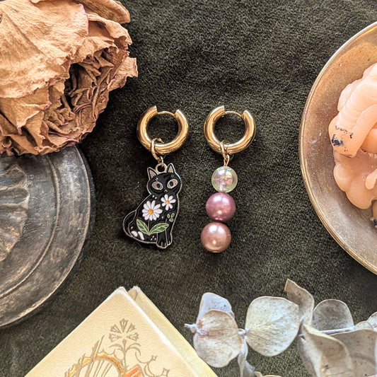 Boucles d'oreilles Miaou